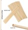 150 Pcs Dowel Rods, 1/8 x 12 Inch Wooden Dowels Craft Wood Sticks Unfinished Natural Bamboo Sticks for Flower Bouquet Crafts and DIYers 11.81 x 1.85 x 1.77 inches
